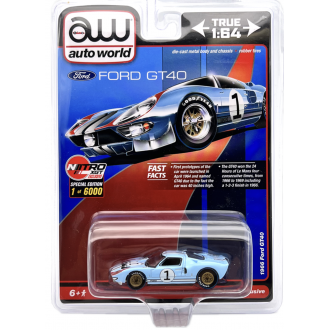 Auto World 1:64 - 1966 Ford GT40 Gulf
