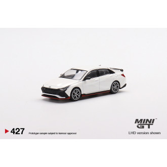 Mini GT 1:64 - Hyundai Elantra N Ceramic White LHD
