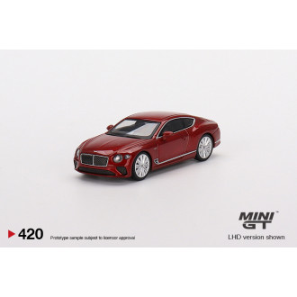 Mini GT 1:64 - 2022 Bentley Continental GT Speed Candy Red LHD