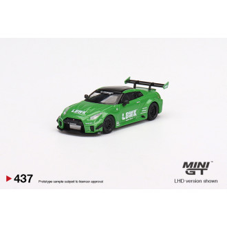 Mini GT 1:64 - Lb Silhouette Works GT Nissan 35GT-RR Ver.2 Apple Green RHD