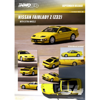 Inno64 1:64 Nissan Fairlady Z Z32 Yellow Pearlglov