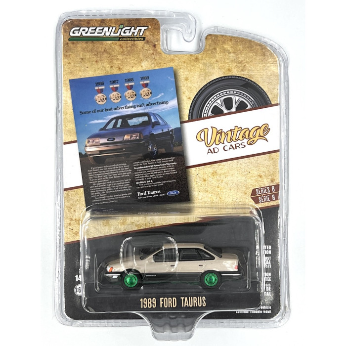 Greenlight 1:64 Vintage Ad Cars  - 1989 Ford Taurus CHASE