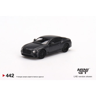 Mini GT 1:64 - 2022 Bentley Continental GT Speed Anthracite Satin LHD