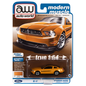 Auto World 1:64 - 2012 Mustang GT/CS Yellow Blaze