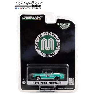 Greenlight 1:64 - Hobby Exclusive - 1970 Ford Mustang Mach 1 428 Cobra Jet Convertible Green