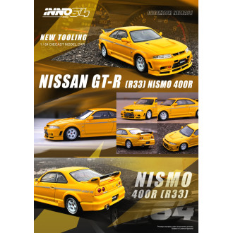 Inno64 1:64 - Nissan Skyline GT-R R33 Nismo 400R Yellow