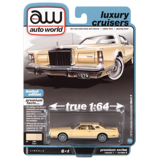 Auto World 1:64 - 1979 Lincoln Continental Mark V Cream