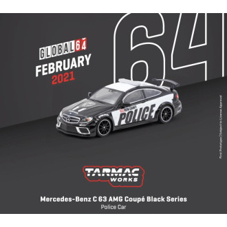 Tarmac 1:64 - Mercedes-Benz C63 AMG Coupe Black Series Police Car