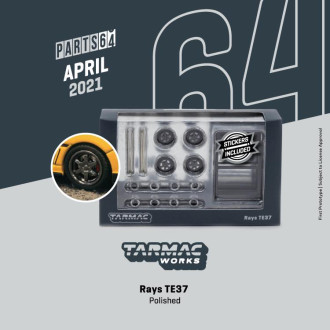 Tarmac 1:64 - Wheel Set - Rays TE37 Polished