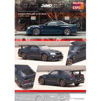 Inno64 1:64 - Nissan Skyline GT-R (R34) Z-Tune Full Carbon Malaysia Diecast Expo 2023