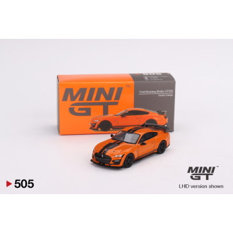 Mini GT 1:64 - Ford Mustang Shelby GT500 Twister Orange LHD