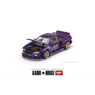 Mini GT 1:64 - Kaido House V1 Nissan Skyline GT-R (R34) Purple
