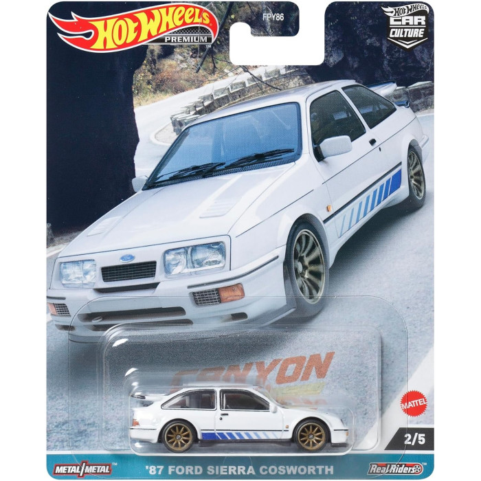 Hot Wheels 1:64 - Canyon Warriors - 1987 Ford Sierra Cosworth
