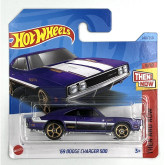 Hot Wheels 1:64 - 1969 Dodge Charger 500 Blue