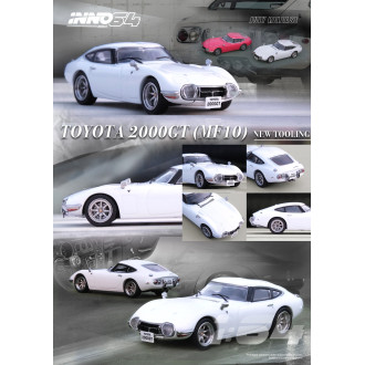 Inno64 1:64 - Toyota 2000GT Solar Pegasus White