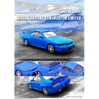 Inno64 1:64 - Nissan Skyline GT-R (R33) LM Limited Blue
