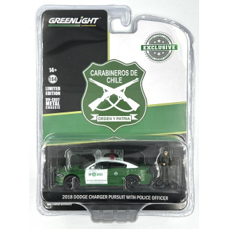 Greenlight 1:64 - Hobby Exclusive - Dodge Charger Pursuit Carabineros de Chile