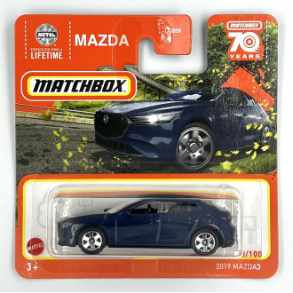 Matchbox 1:64 - 2019 Mazda 3 Navy