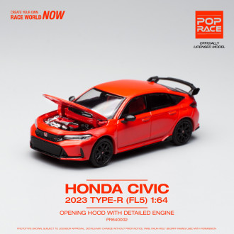 Pop Race 1:64 - Honda Civic Type R FL5 Red