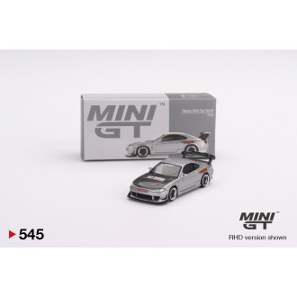 Mini GT 1:64 - Nissan Silvia Top Secret (S15) Silver RHD