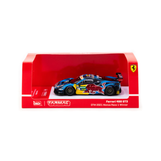 Tarmac 1:64 - 2021 Ferrari 488 GT3 No30 Liam Lawson Winner DTM Monza Race 1