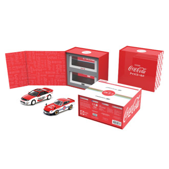 Inno64 1:64 - Set of 2 Nissan Fairlady Z (S30) + (S32) Coca Cola Livery Limited 999 Pcs.