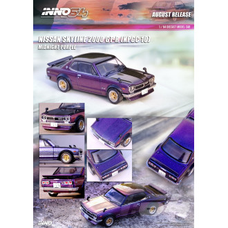 Inno64 1:64 - Nissan Skyline 2000 GT-R (KPGC10) Midnight Purple