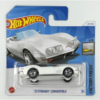Hot Wheels 1:64 - 1972 Chevrolet Corvette Stingray Convertible White