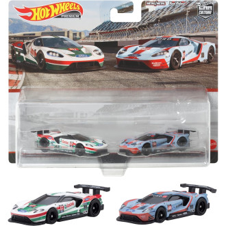 Hot Wheels 1:64 - 2-Pack - 2016 Ford GT Racer 67 & 69