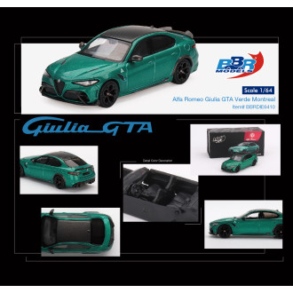 BBR Models 1:64 - Alfa Romeo Giulia GTA Verde Montreal