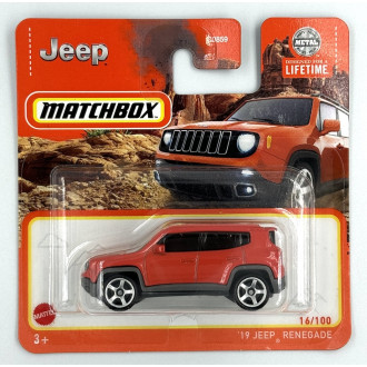 Matchbox 1:64 - 2019 Jeep Renegade Red