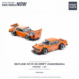 Pop Race 1:64 - Nissan Skyline GTR V8 Drift Hakosuka