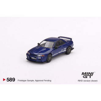 Mini GT 1:64 - Nissan Skyline GT-R Top Secret VR32 Metallic Blue RHD