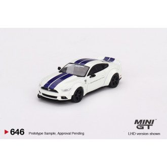 Mini GT 1:64 - Ford Mustang GT LB Works White LHD