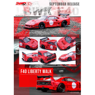 Inno64 1:64 - LBWK Ferrari F40 Red
