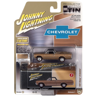 Johnny Lightning 1:64 - Collector Tin - 1967 Chevrolet El Camino Granada Gold
