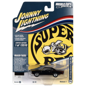 Johnny Lightning 1:64 - Muscle Cars U.S.A. - 1970 Dodge Coronet Super Bee Gloss Black