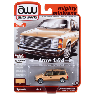 Auto World 1:64 - 1985 Plymouth Voyager Cream