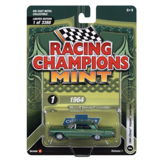 Racing Champions 1:64 - 1964 Chevrolet Impala Lowrider Metallic Green