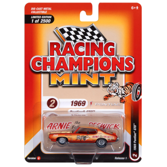 Racing Champions 1:64 - 1969 Pontiac GTO Orange-Creme Fade