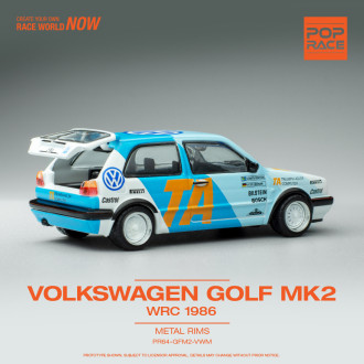 Pop Race 1:64 - Volkswagen Golf GTI MK2 WRC 19