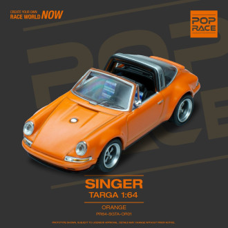 Pop Race 1:64 - Porsche Singer Targa Orange