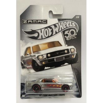 Hot Wheels 1:64 - 50th Anniversary Zamac - '67 Ford Mustang Coupe