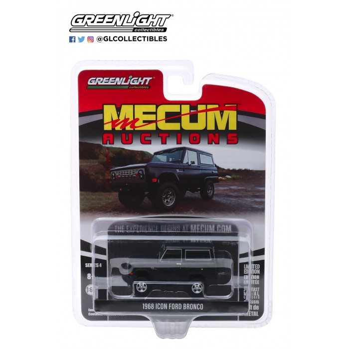 Greenlight 1:64 - Mecum Auctions - 1968 Icon Ford Bronco