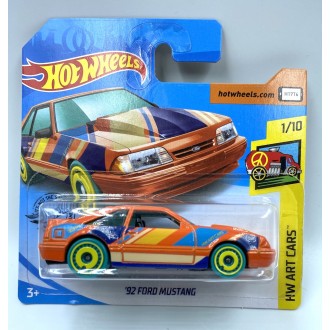 Hot Wheels 1:64 '92 Ford Mustang Orange