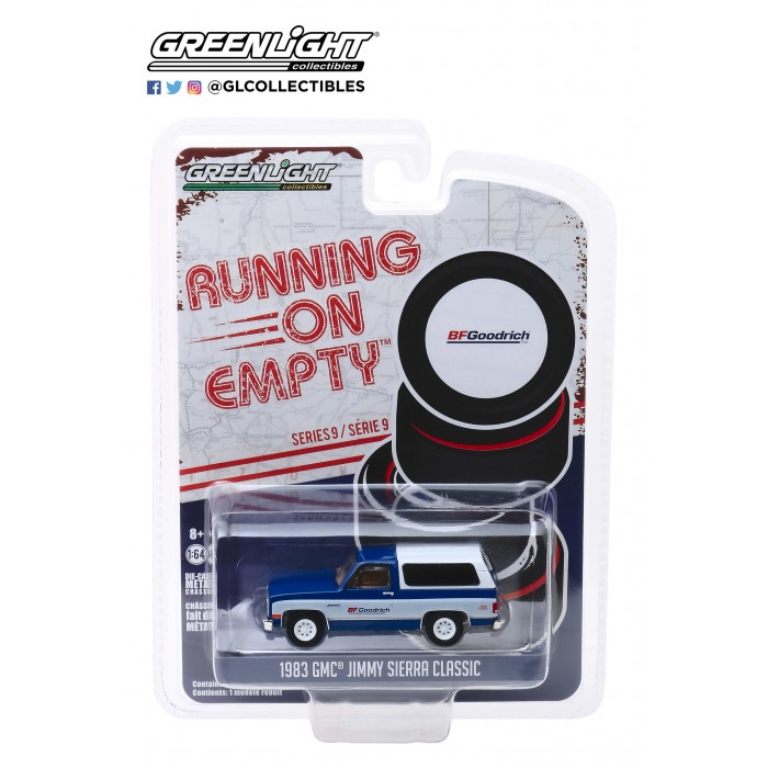 Greenlight 1:64 - Running On Empty - 1983 GMC Jimmy Sierra Classic