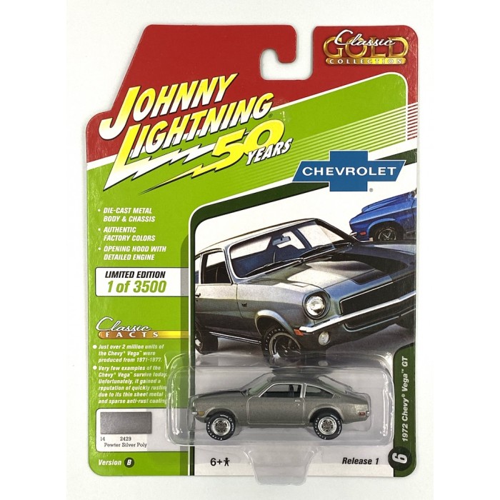 Johnny Lightning 1:64 Classic Gold - 1972 Chevy Vega GT