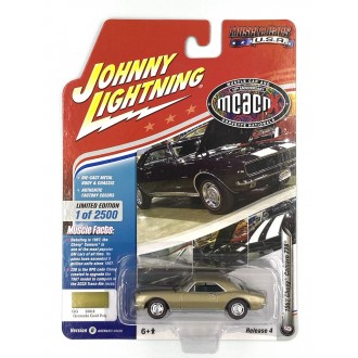 Johnny Lightning 1:64 Muscle Cars U.S.A. - 1967 Chevy Camaro Z28 Gold