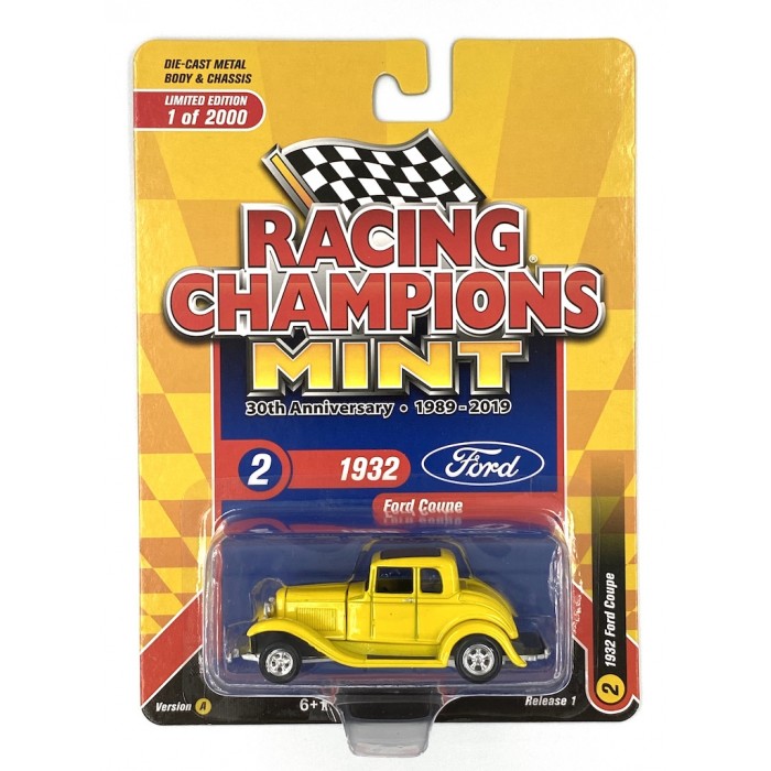 Racing Champions 1:64 1932 Ford Coupe Yellow