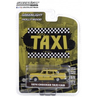 Greenlight 1:64 Hollywood - 1974 Checker Taxi Cab